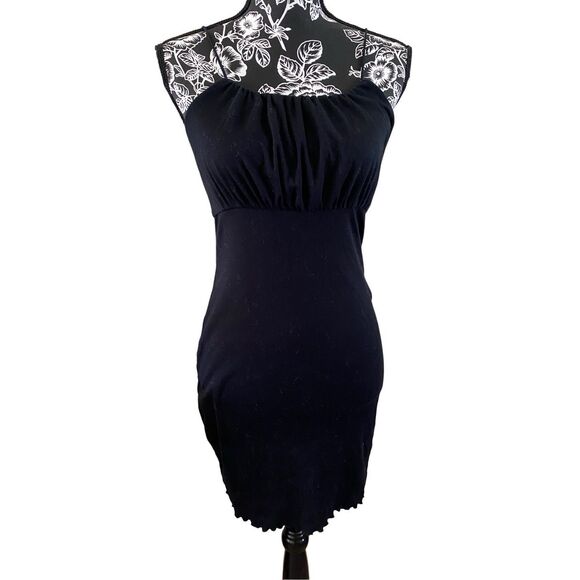 Wild Fable Black Ruffle Mini Dress Formal Party Cocktail - Picture 1 of 7